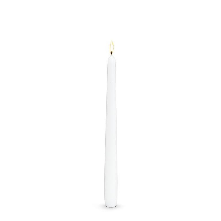 White Taper Candle | 10"