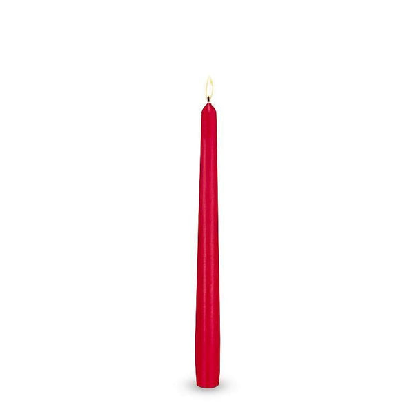 Red Taper Candle | 12"