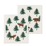 Set of 2 Swedish Dishcloths | Moose & Bear