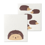 Set of 2 Swedish Dishcloths | Hedgehog