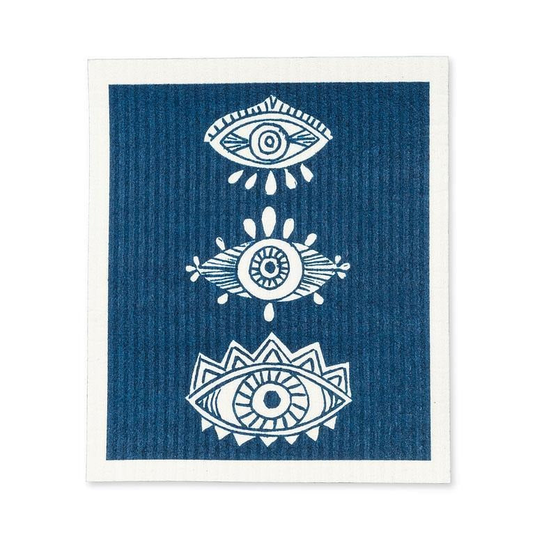 Set of 2 Swedish Dishcloths | Hamsa Hand