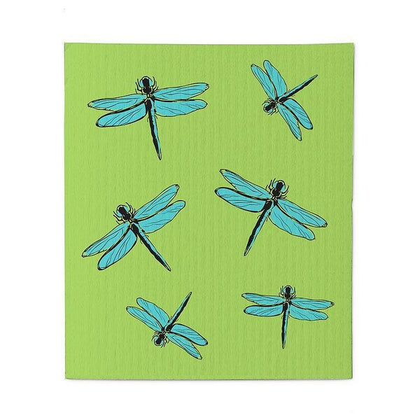 Set of 2 Swedish Dishcloths | Dragonflies