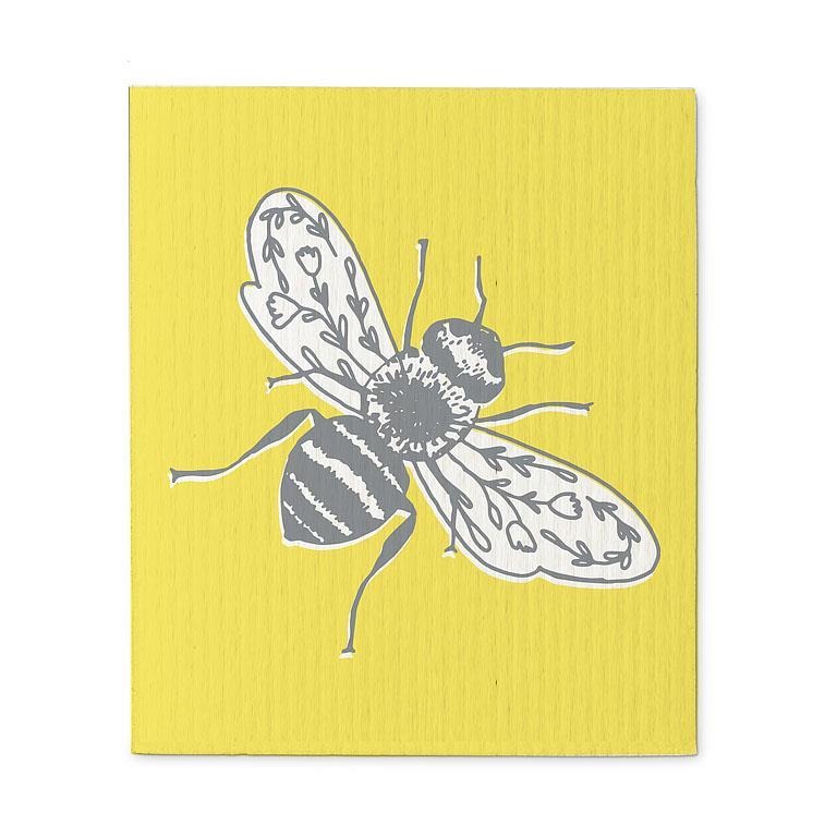 Set of 2 Swedish Dishcloths | Bees