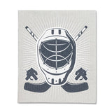 Set of 2 Swedish Dishcloths | Hockey Icons