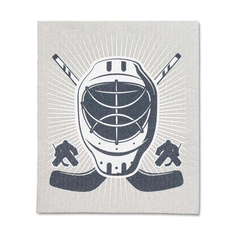 Set of 2 Swedish Dishcloths | Hockey Icons