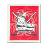 Set of 2 Swedish Dishcloths | Hockey Icons