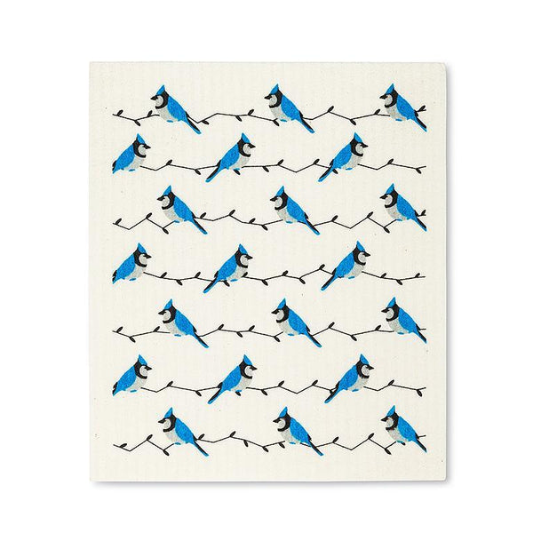 S/2 Swedish Dishcloths | Blue Jays