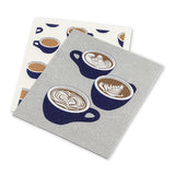 Set of 2 Swedish Dishcloths | Coffee Cups