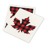 Set of 2 Swedish Dishcloths | Buffalo Check Leaf