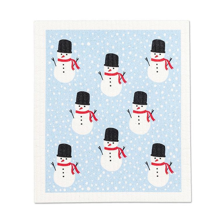 S/2 Swedish Dishcloths | Snowman