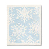 S/2 Swedish Dishcloths | Glitter Snowflakes