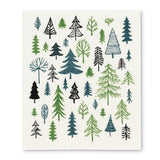 S/2 Swedish Dishcloths | Allover Trees