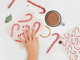 S/2 Swedish Dishcloths | Candy Cane