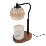 Candle Warmer Lamp | Crystal Black