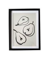 Framed Art | Sliced Pears