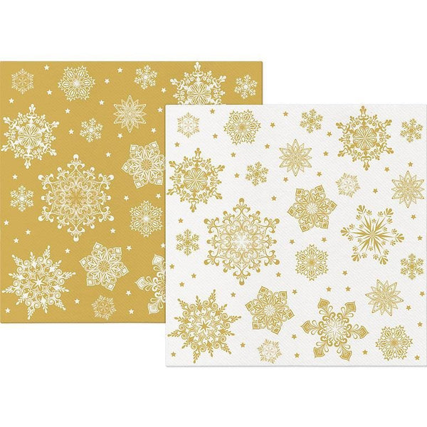 Dinner Napkins | Reverse Snowflakes