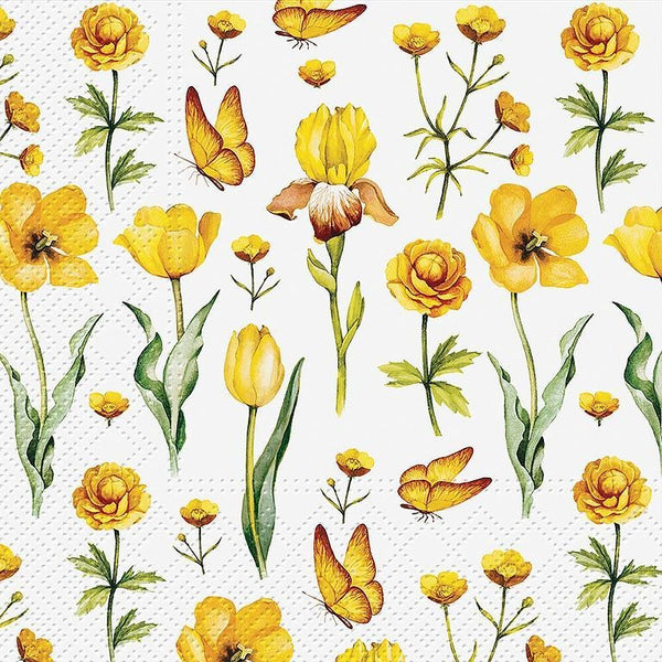 Yellow Blossoms Napkins