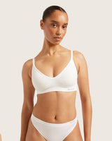 Wireless T-Shirt Bra | White
