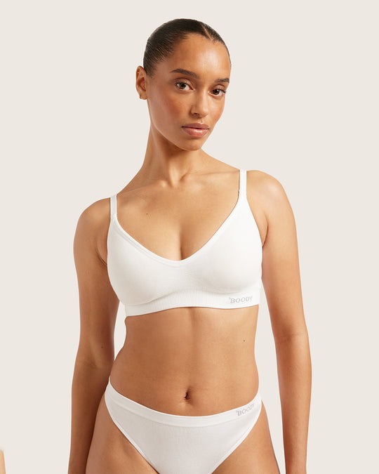 Wireless T-Shirt Bra | White