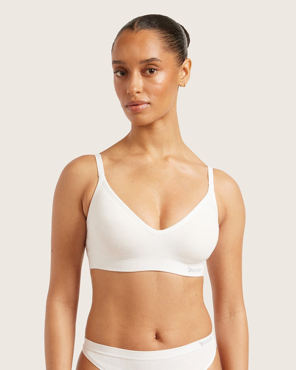Wireless T-Shirt Bra | White