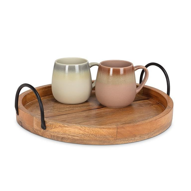 Round Tray With Handles | Medium