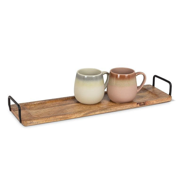 Long Tray With Handles