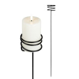 Coiled Candleholder Garden Stake