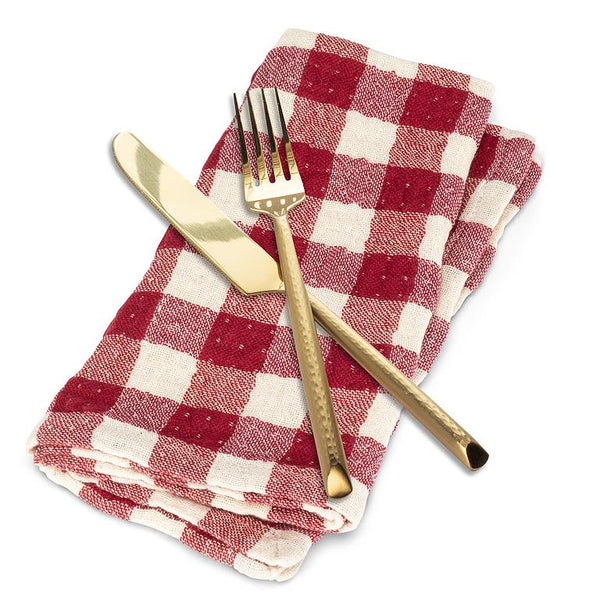 Gingham Napkin | Red