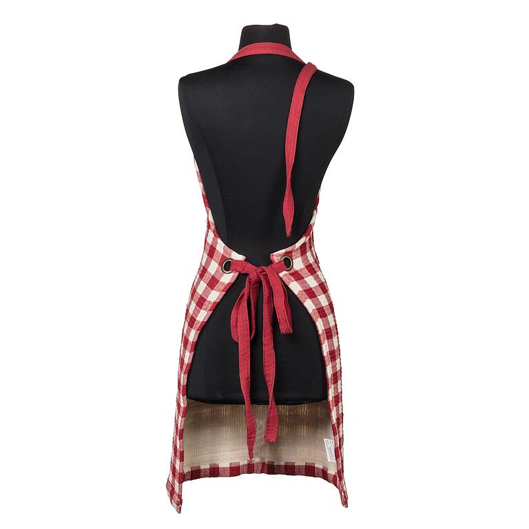 Gingham Apron | Red