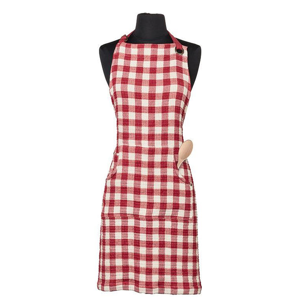 Gingham Apron | Red