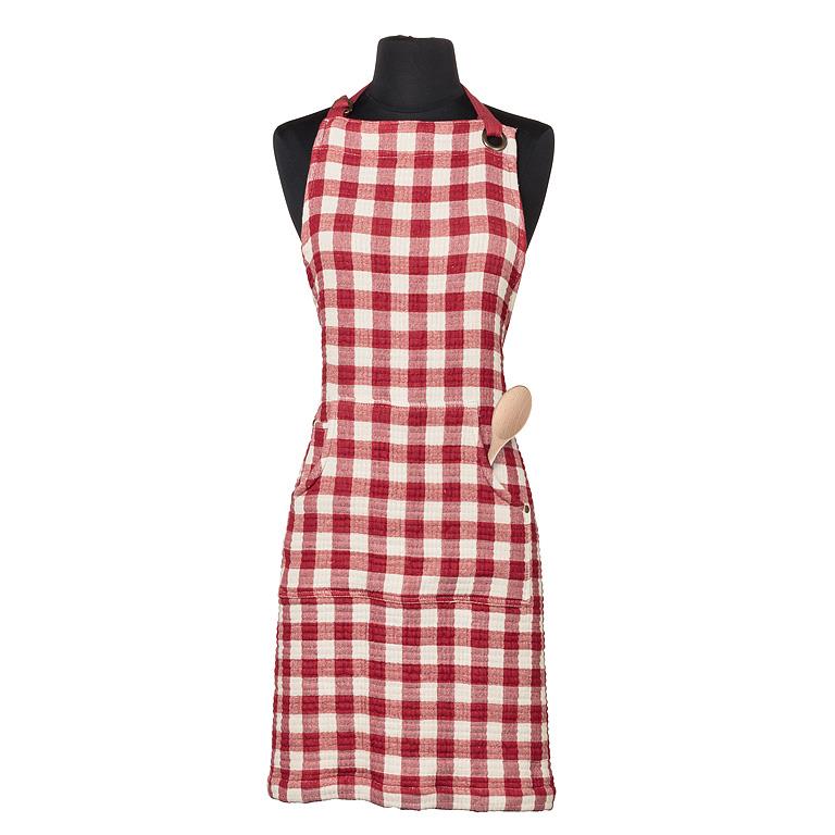 Gingham Apron | Red