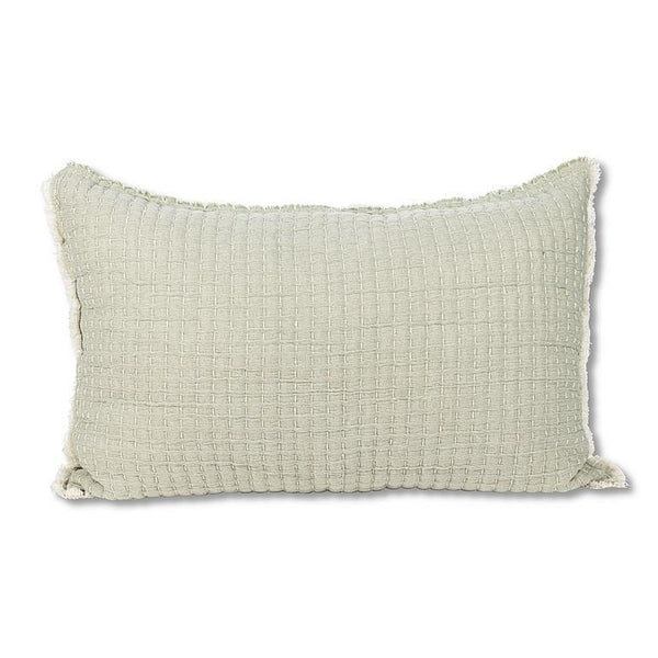 Kantha Rectangle Cushion | Green