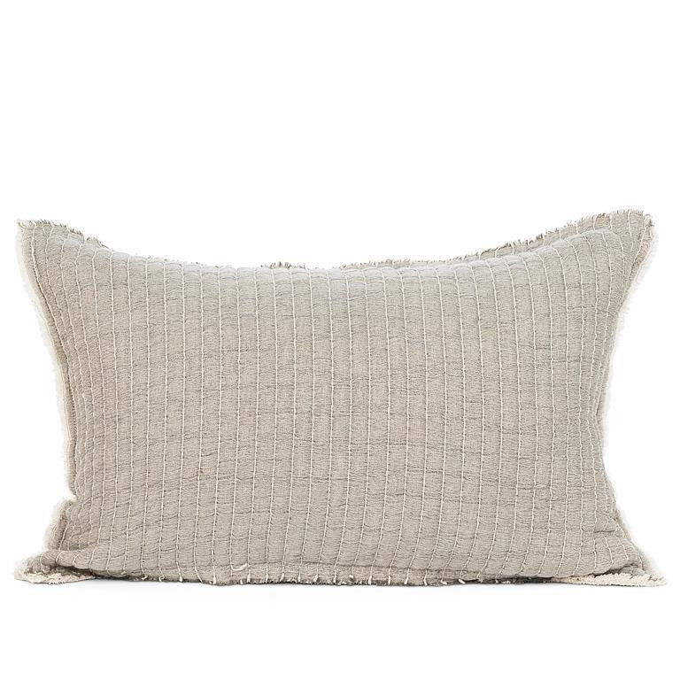 Kantha Rectangle Cushion | Grey