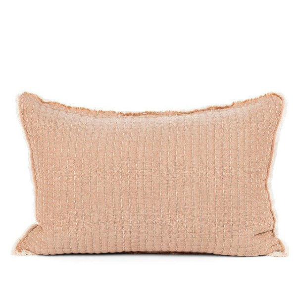 Kantha Rectangle Cushion | Terracotta
