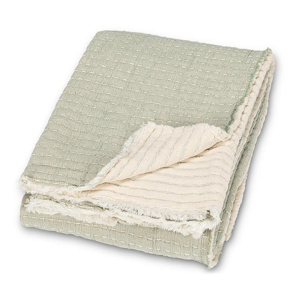 Kantha Throw | Green