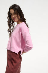 Polly Sweater | Pink