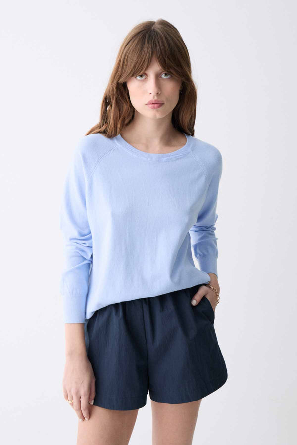 Lorraine Sweater | Light Blue