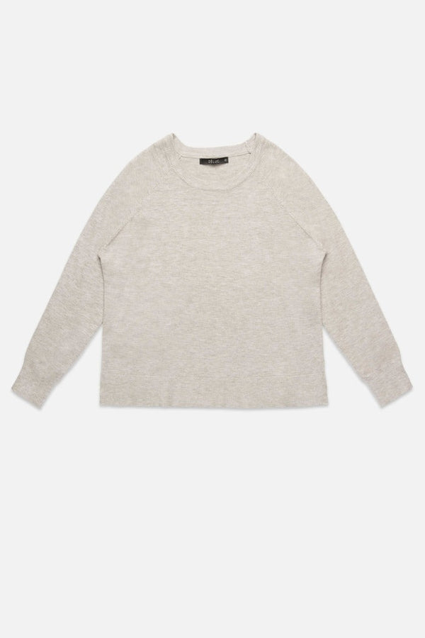 Lorraine Sweater | Light Grey Melange