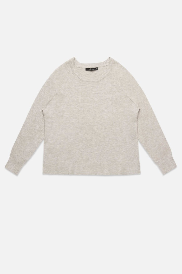 Lorraine Sweater | Light Grey Melange
