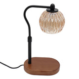 Candle Warmer Lamp | Crystal Black