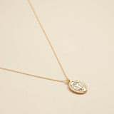 Oval Coin Necklace | Gold