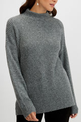 Josephine Sweater | Heather Grey - FINAL SALE