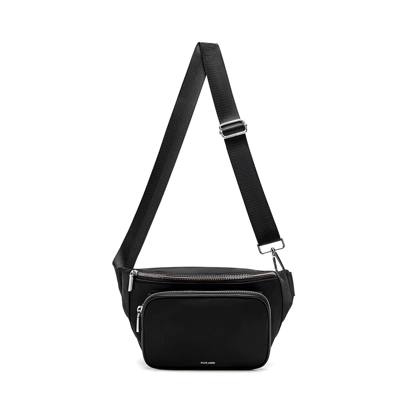 Aaliyah Fanny Pack | Black Nylon