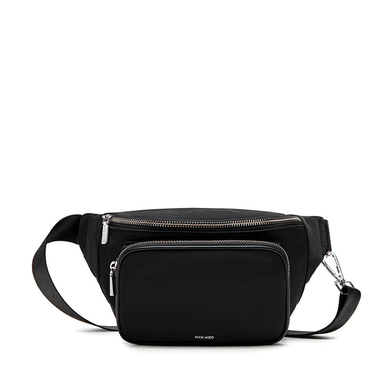 Aaliyah Fanny Pack | Black Nylon