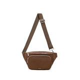 Aaliyah Fanny Pack | Espresso Brown Nylon