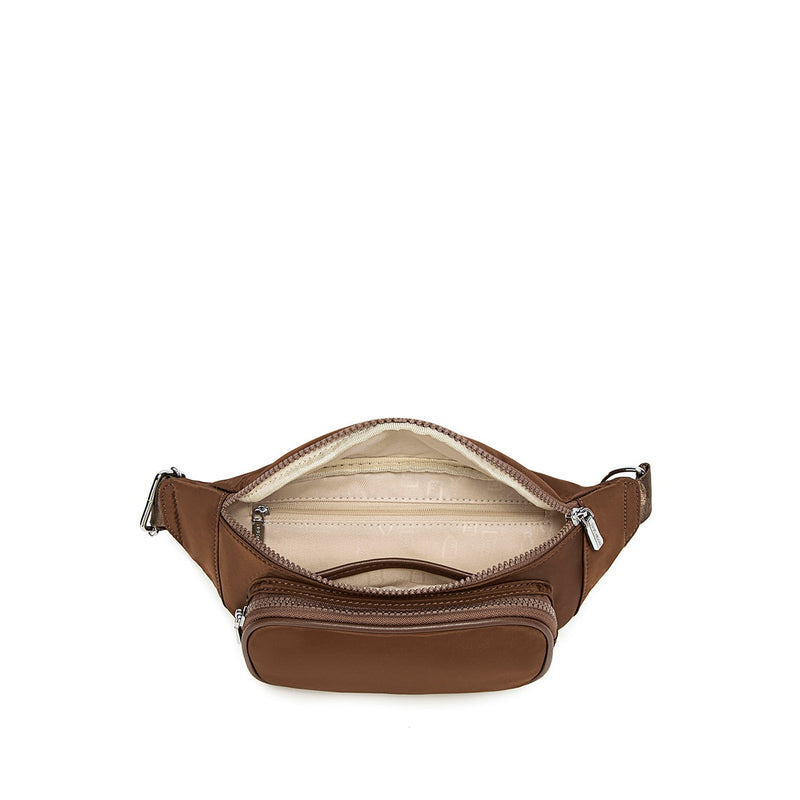 Aaliyah Fanny Pack | Espresso Brown Nylon