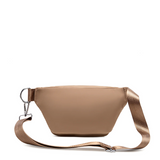 Aaliyah Fanny Pack | Latte Nylon