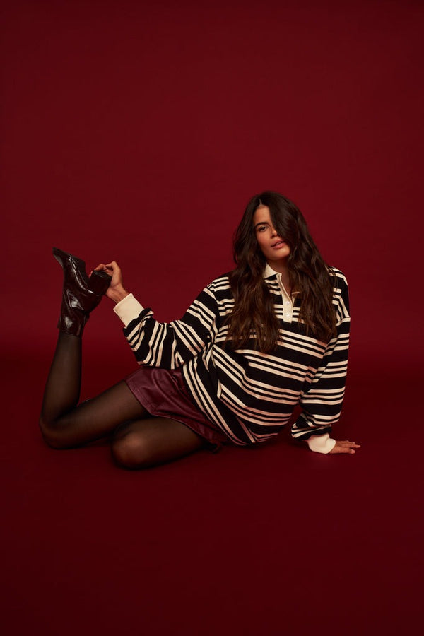 Drew Top | Black & White