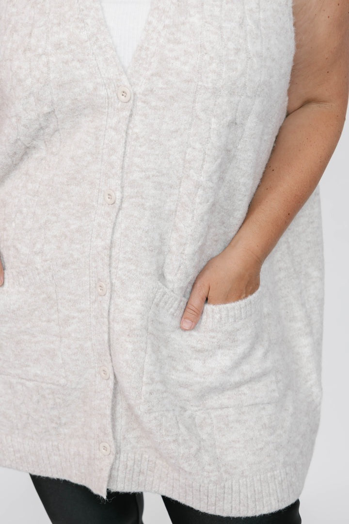 Adeline Vest | Oatmeal