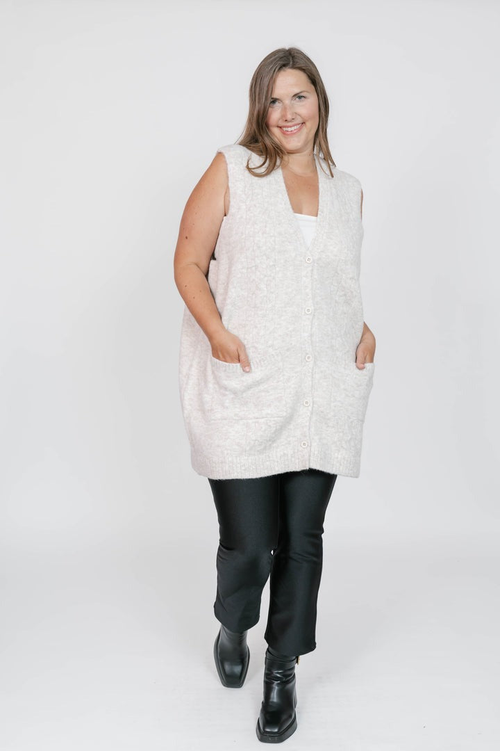 Adeline Vest | Oatmeal